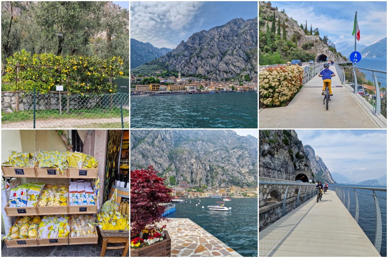 Limone sul Garda na zahodni obali Gardskega jezera